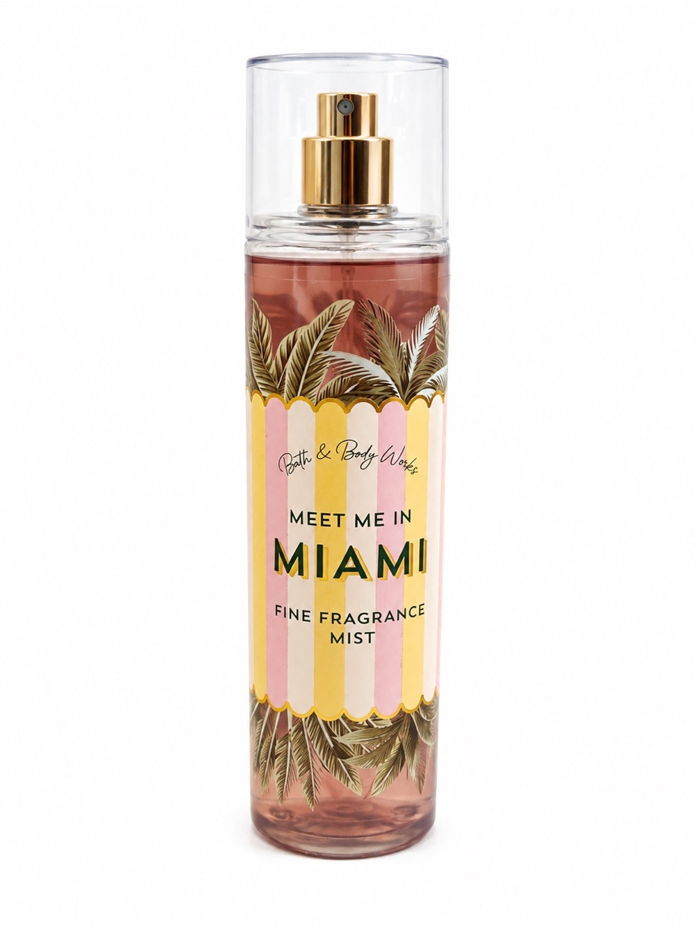 Bath & Body Works Meet Me In Miami Fragrance Mist - Pink & Gold